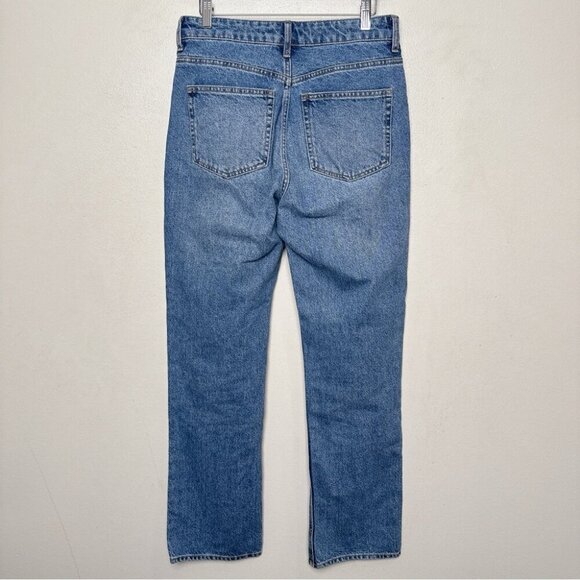 H&M Womens 6 Straight High Rise Jeans Medium Wash - Picture 13 of 13